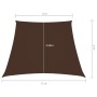 Trapezförmige Segelmarkise aus braunem Oxford-Stoff, 3/5 x 4 m von vidaXL, Sonnenschirme - Ref: Foro24-135848, Preis: 51,20 €...