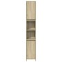 Set de muebles de baño 3 pzas madera contrachapada roble Sonoma von , Badezimmermöbel - Ref: Foro24-3324974, Preis: 119,23 €,...
