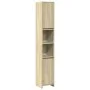 Set de muebles de baño 3 pzas madera contrachapada roble Sonoma de , Muebles de baño - Ref: Foro24-3324974, Precio: 116,08 €,...