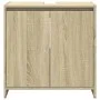 Set de muebles de baño 3 pzas madera contrachapada roble Sonoma de , Muebles de baño - Ref: Foro24-3324974, Precio: 116,08 €,...