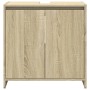 Set de muebles de baño 3 pzas madera contrachapada roble Sonoma von , Badezimmermöbel - Ref: Foro24-3324974, Preis: 119,23 €,...