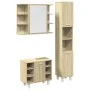 Set de muebles de baño 3 pzas madera contrachapada roble Sonoma von , Badezimmermöbel - Ref: Foro24-3324976, Preis: 174,51 €,...