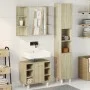 Set de muebles de baño 3 pzas madera contrachapada roble Sonoma von , Badezimmermöbel - Ref: Foro24-3324976, Preis: 174,51 €,...