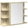 Set de muebles de baño 3 pzas madera contrachapada roble Sonoma von , Badezimmermöbel - Ref: Foro24-3324976, Preis: 174,51 €,...