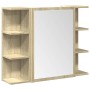 Set de muebles de baño 3 pzas madera contrachapada roble Sonoma von , Badezimmermöbel - Ref: Foro24-3324976, Preis: 176,99 €,...