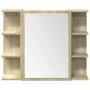 Set de muebles de baño 3 pzas madera contrachapada roble Sonoma von , Badezimmermöbel - Ref: Foro24-3324976, Preis: 174,51 €,...