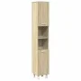 Set de muebles de baño 3 pzas madera contrachapada roble Sonoma von , Badezimmermöbel - Ref: Foro24-3324976, Preis: 174,51 €,...