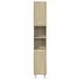 Set de muebles de baño 3 pzas madera contrachapada roble Sonoma von , Badezimmermöbel - Ref: Foro24-3324976, Preis: 174,51 €,...
