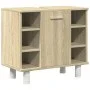 Set de muebles de baño 3 pzas madera contrachapada roble Sonoma von , Badezimmermöbel - Ref: Foro24-3324976, Preis: 174,51 €,...