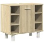 Set de muebles de baño 3 pzas madera contrachapada roble Sonoma von , Badezimmermöbel - Ref: Foro24-3324976, Preis: 176,99 €,...