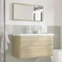 Set de muebles de baño 3 pzas madera contrachapada roble Sonoma von , Badezimmermöbel - Ref: Foro24-3325037, Preis: 208,35 €,...