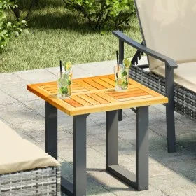 Tablero de mesa cuadrado madera maciza de acacia 50x50x2 cm by , Table tops - Ref: Foro24-4004253, Price: 32,46 €, Discount: %