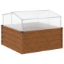 Jardinera con invernadero acero oxidado von , Töpfe und Pflanzgefäße - Ref: Foro24-4008962, Preis: 109,51 €, Rabatt: %