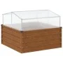 Jardinera con invernadero acero oxidado by , Pots and planters - Ref: Foro24-4008962, Price: 106,73 €, Discount: %