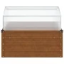 Jardinera con invernadero acero oxidado by , Pots and planters - Ref: Foro24-4008962, Price: 106,73 €, Discount: %