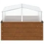 Jardinera con invernadero acero oxidado by , Pots and planters - Ref: Foro24-4008962, Price: 106,73 €, Discount: %