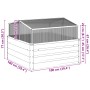 Jardinera con invernadero acero oxidado von , Töpfe und Pflanzgefäße - Ref: Foro24-4008962, Preis: 109,51 €, Rabatt: %