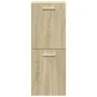 Set de muebles de baño 3 pzas madera contrachapada roble Sonoma by , Bathroom furniture - Ref: Foro24-3324995, Price: 80,57 €...