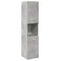Juego muebles de baño 4 pzas madera contrachapada gris hormigón de , Muebles de baño - Ref: Foro24-3324873, Precio: 142,28 €,...