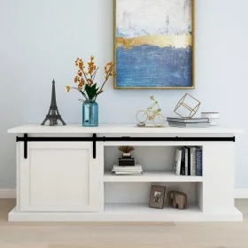 Mini-Schiebetürenschrank aus Kohlenstoffstahl, 200 cm von vidaXL, Türrahmen - Ref: Foro24-148014, Preis: 26,55 €, Rabatt: %