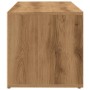 Engineered oak wood artisan shoe bench 105x35x35 cm by , Shoe racks and shoe organizers - Ref: Foro24-856411, Price: 65,21 €,...