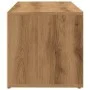 Engineered oak wood artisan shoe bench 105x35x35 cm by , Shoe racks and shoe organizers - Ref: Foro24-856411, Price: 62,91 €,...