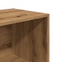 Engineered oak wood artisan shoe bench 105x35x35 cm by , Shoe racks and shoe organizers - Ref: Foro24-856411, Price: 65,21 €,...