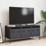 TV stand made of cold-rolled anthracite steel, 101.5x39x43.5 cm by , TV Furniture - Ref: Foro24-851228, Price: 94,07 €, Disco...