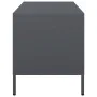 TV-Möbel aus kaltgewalztem Stahl in Anthrazit 101,5x39x43,5 cm von , TV-Möbel - Ref: Foro24-851228, Preis: 93,19 €, Rabatt: %