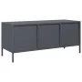 TV stand made of cold-rolled anthracite steel, 101.5x39x43.5 cm by , TV Furniture - Ref: Foro24-851228, Price: 93,19 €, Disco...