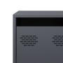 TV stand made of cold-rolled anthracite steel, 101.5x39x43.5 cm by , TV Furniture - Ref: Foro24-851228, Price: 94,07 €, Disco...