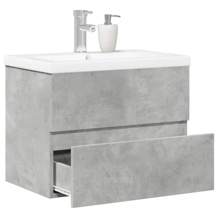 Bathroom furniture set, 2 pieces, gray plywood concrete. by , Bathroom furniture - Ref: Foro24-3324908, Price: 149,47 €, Disc...