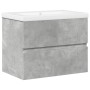 Badezimmermöbel-Set, 2-teilig, aus grauem Beton-Sperrholz. von , Badezimmermöbel - Ref: Foro24-3324908, Preis: 146,53 €, Raba...