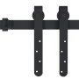 Mini-Schiebetürenschrank aus Kohlenstoffstahl, 200 cm von vidaXL, Türrahmen - Ref: Foro24-148014, Preis: 26,55 €, Rabatt: %