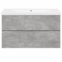 Bathroom furniture set, 2 pieces, gray plywood concrete. by , Bathroom furniture - Ref: Foro24-3324908, Price: 146,53 €, Disc...