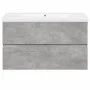 Bathroom furniture set, 2 pieces, gray plywood concrete. by , Bathroom furniture - Ref: Foro24-3324908, Price: 149,47 €, Disc...