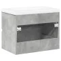 Bathroom furniture set, 2 pieces, gray plywood concrete. by , Bathroom furniture - Ref: Foro24-3324908, Price: 149,47 €, Disc...