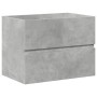 Badezimmermöbel-Set, 2-teilig, aus grauem Beton-Sperrholz. von , Badezimmermöbel - Ref: Foro24-3324908, Preis: 146,53 €, Raba...