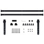 Kit mini puerta corredera armario acero carbono 200 cm de vidaXL, Marcos de puertas - Ref: Foro24-148014, Precio: 26,92 €, De...
