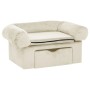 Hundesofa mit Schublade, cremefarbenes Plüsch, 75x50x38 cm. von , Betten für Hunde - Ref: Foro24-171082, Preis: 112,19 €, Rab...
