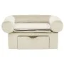 Dog sofa with cream plush drawer 75x50x38 cm by , Beds for dogs - Ref: Foro24-171082, Price: 110,38 €, Discount: %