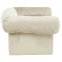 Dog sofa with cream plush drawer 75x50x38 cm by , Beds for dogs - Ref: Foro24-171082, Price: 110,38 €, Discount: %