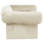Hundesofa mit Schublade, cremefarbenes Plüsch, 75x50x38 cm. von , Betten für Hunde - Ref: Foro24-171082, Preis: 112,19 €, Rab...