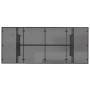 Garden table with brown PE rattan surface and glass top, measuring 190x80x75 cm. by , Garden tables - Ref: Foro24-365603, Pri...