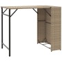 Faltbares 5-teiliges Garten-Esszimmer-Set aus beigem PE-Rattan von , Gartensets - Ref: Foro24-365947, Preis: 171,95 €, Rabatt: %