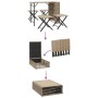 Faltbares 5-teiliges Garten-Esszimmer-Set aus beigem PE-Rattan von , Gartensets - Ref: Foro24-365947, Preis: 171,95 €, Rabatt: %