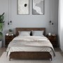 Bedside tables 2 units smoked oak engineered wood 40x31x50 cm by , Nightstands - Ref: Foro24-848689, Price: 74,19 €, Discount: %