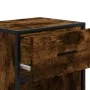 Bedside tables 2 units smoked oak engineered wood 40x31x50 cm by , Nightstands - Ref: Foro24-848689, Price: 73,35 €, Discount: %