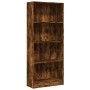 Regal aus geräucherter Eichen-Ingenieurholz 60x24x143 cm von , Bücherregale und Regale - Ref: Foro24-857816, Preis: 63,89 €, ...