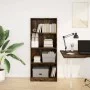 Engineered wood smoked oak bookshelf 60x24x143 cm by , Bookcases and shelves - Ref: Foro24-857816, Price: 61,78 €, Discount: %